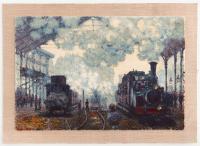 Дизайнерский ковёр прямоугольный 46765  34 1,4x1м